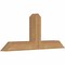 Ekena Millwork Portland Timber Gable Bracket, Western Red Cedar, 36"W x 15"H x 3 1/2"D x 3 1/2"F, 10/12 Pitch GBW036X15X0404POR00SWR - alternate 5